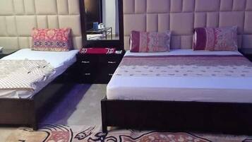 In-room safe, desk, blackout curtains, iron/ironing board