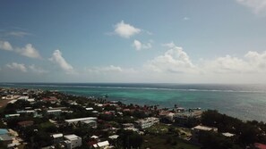Vista a la playa o el mar