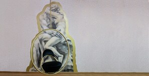 42-inch TV with cable channels