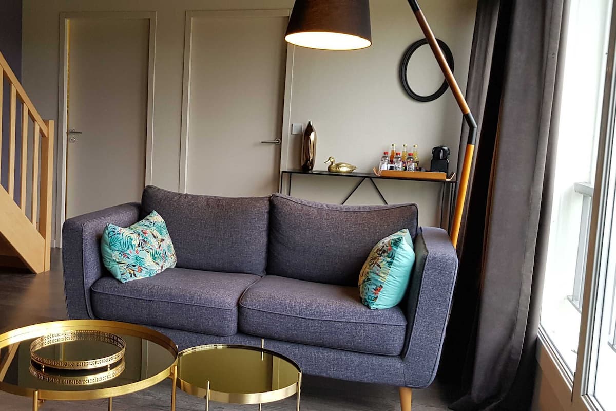 Familie suite | 2 slaapkamers, luxe beddengoed, individueel gedecoreerd