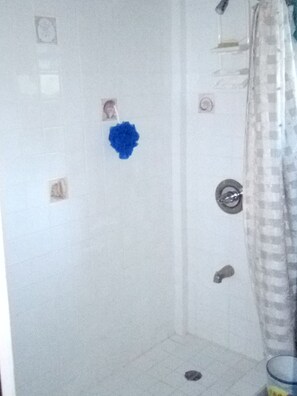 House, 2 Bedrooms | Bathroom | Combined shower/bathtub, deep-soaking bathtub, rainfall showerhead - Tropickeas (St. George's Caye)
