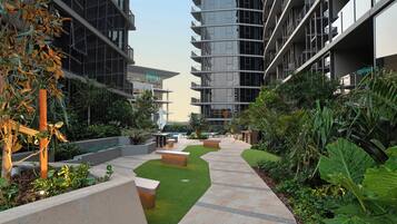 Outdoor pool, open 7:00 AM to 10:00 PM, sun loungers