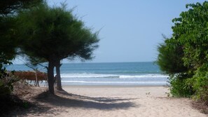 On the beach