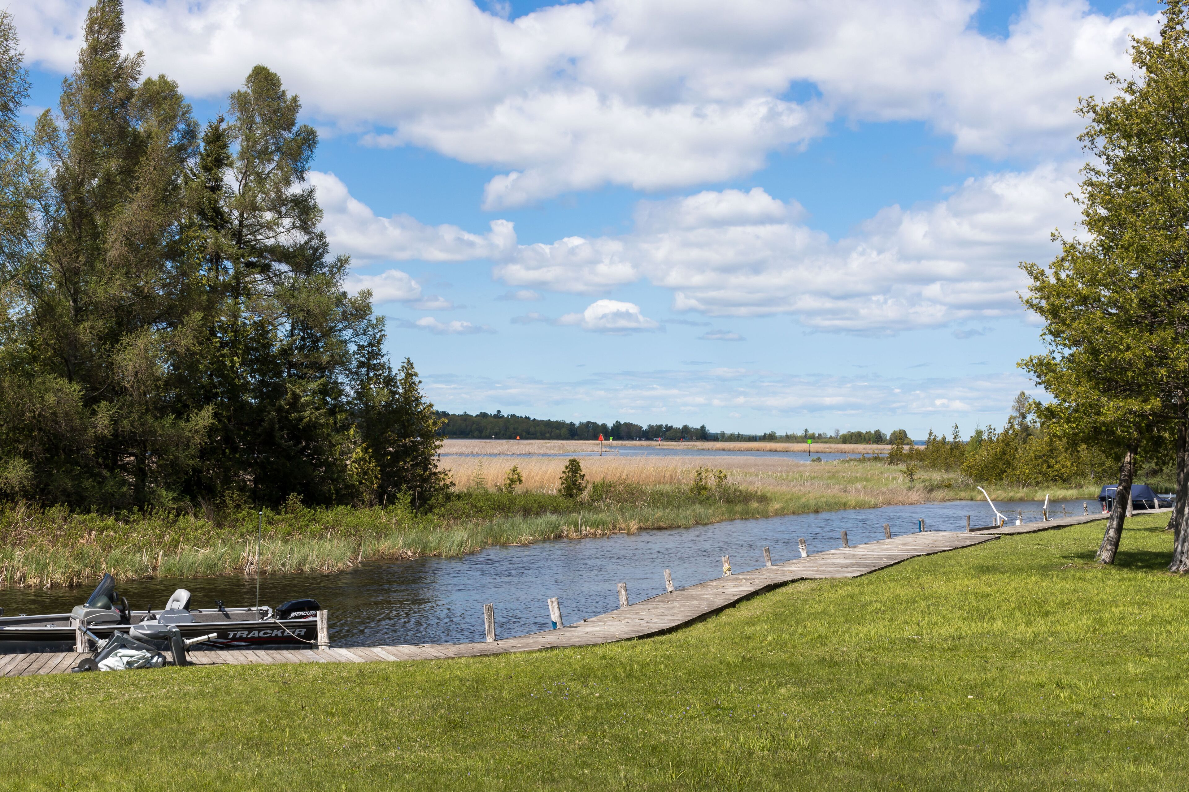 Log Cabin on the Canal of the Indian River between Burt and Mullet Lake