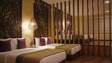 Free WiFi, bed sheets