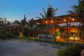Front of property - evening/night - Balai Princesa (Puerto Princesa)