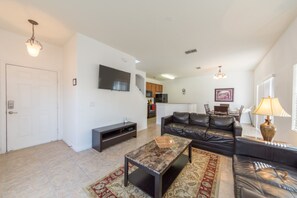 Townhome, 4 Bedrooms | Living area | Flat-screen TV - Bella Vida Home 2 U- Jessie (Kissimmee)