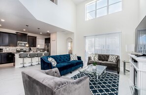 独立别墅, 5 间卧室 | 起居区