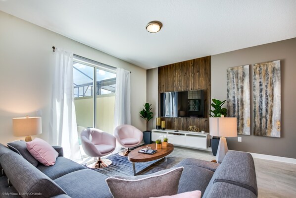 Casa de ciudad, 4 habitaciones | Sala de estar