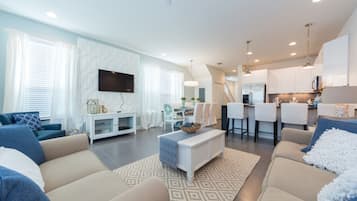 Townhome, 3 Bedrooms | Living area | TV