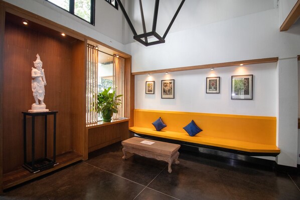 Sala de estar en el lobby