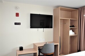 Down duvets, desk, soundproofing, iron/ironing board