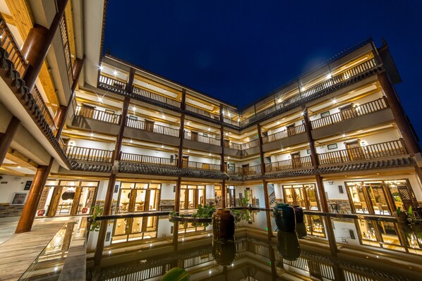 Front of property – evening/night