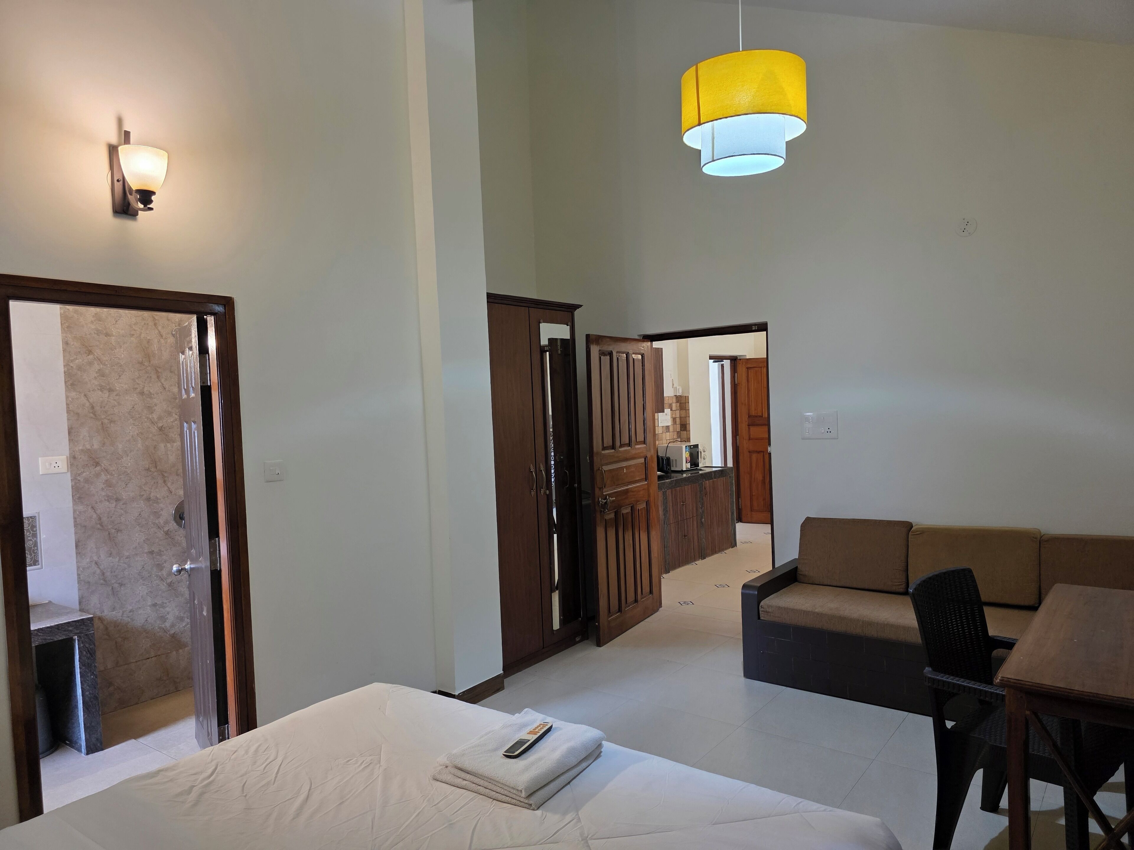 Apartment with Village View | Memory-foam beds, in-room safe, laptop workspace, blackout curtains