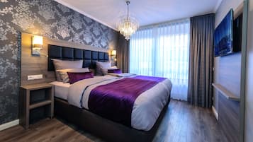Kingsize-Apartment | 1 Schlafzimmer, Allergikerbettwaren, Zimmersafe, Schreibtisch