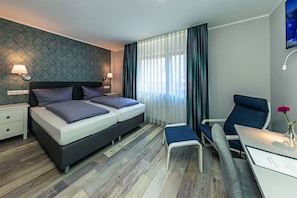 Business Double or Twin Room | Premium bedding, individually decorated, individually furnished, desk