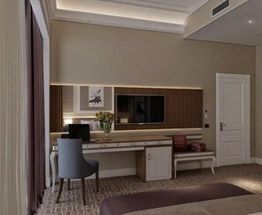 Standardzimmer, 1Â King-Bett | 1 Schlafzimmer, Minibar, Zimmersafe, Schreibtisch
