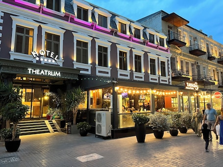 Front of property. Theatrum Hotel Baku