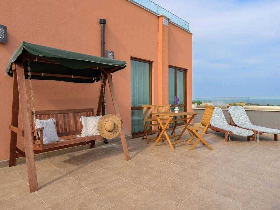 Appartement Deluxe, 1 chambre | Terrasse/Patio