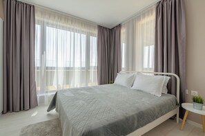 Appartement Deluxe, 2 chambres | Coin séjour