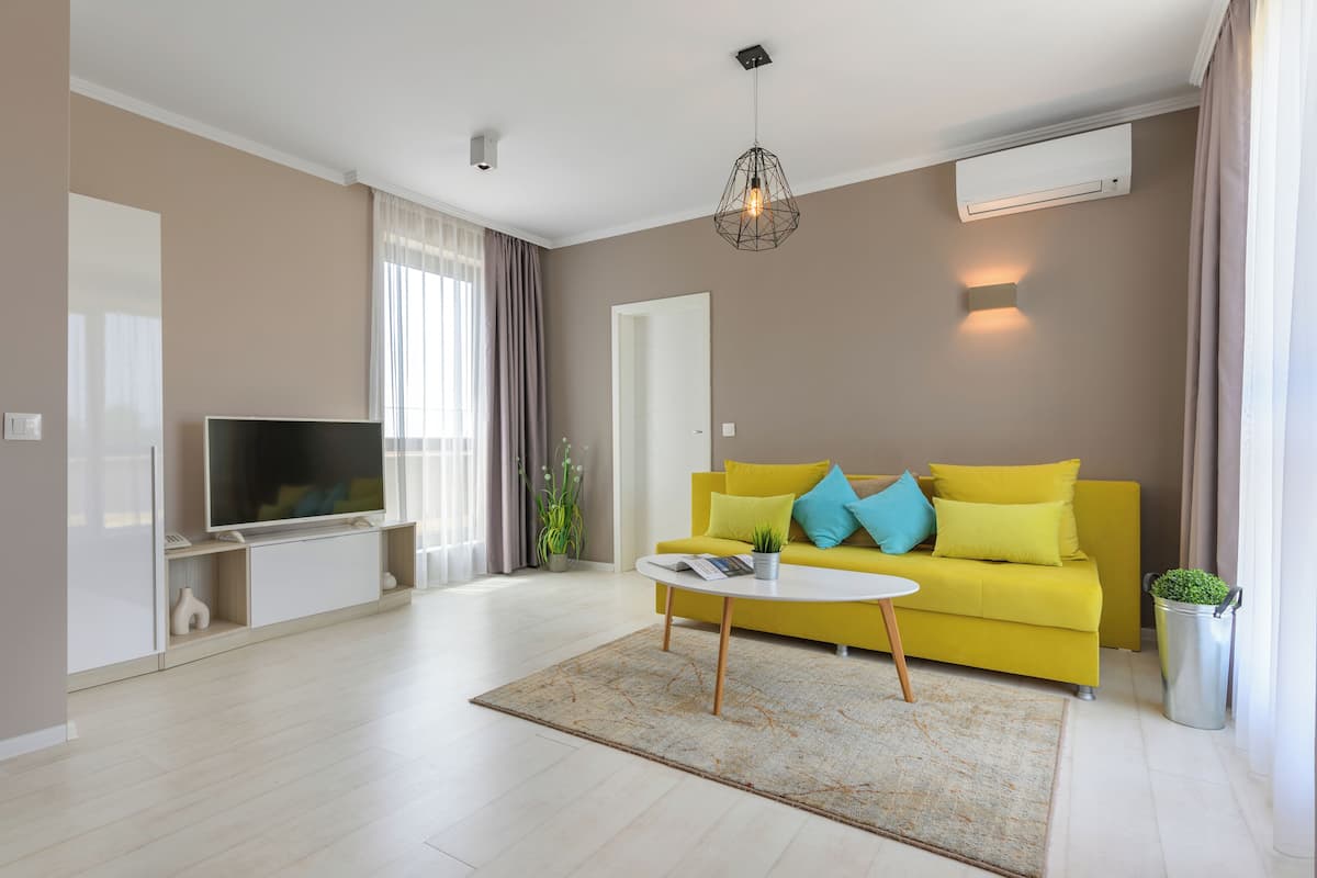 Appartement Deluxe, 2 chambres | Coin séjour