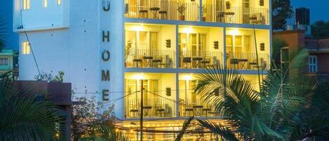 Outdoor wedding area