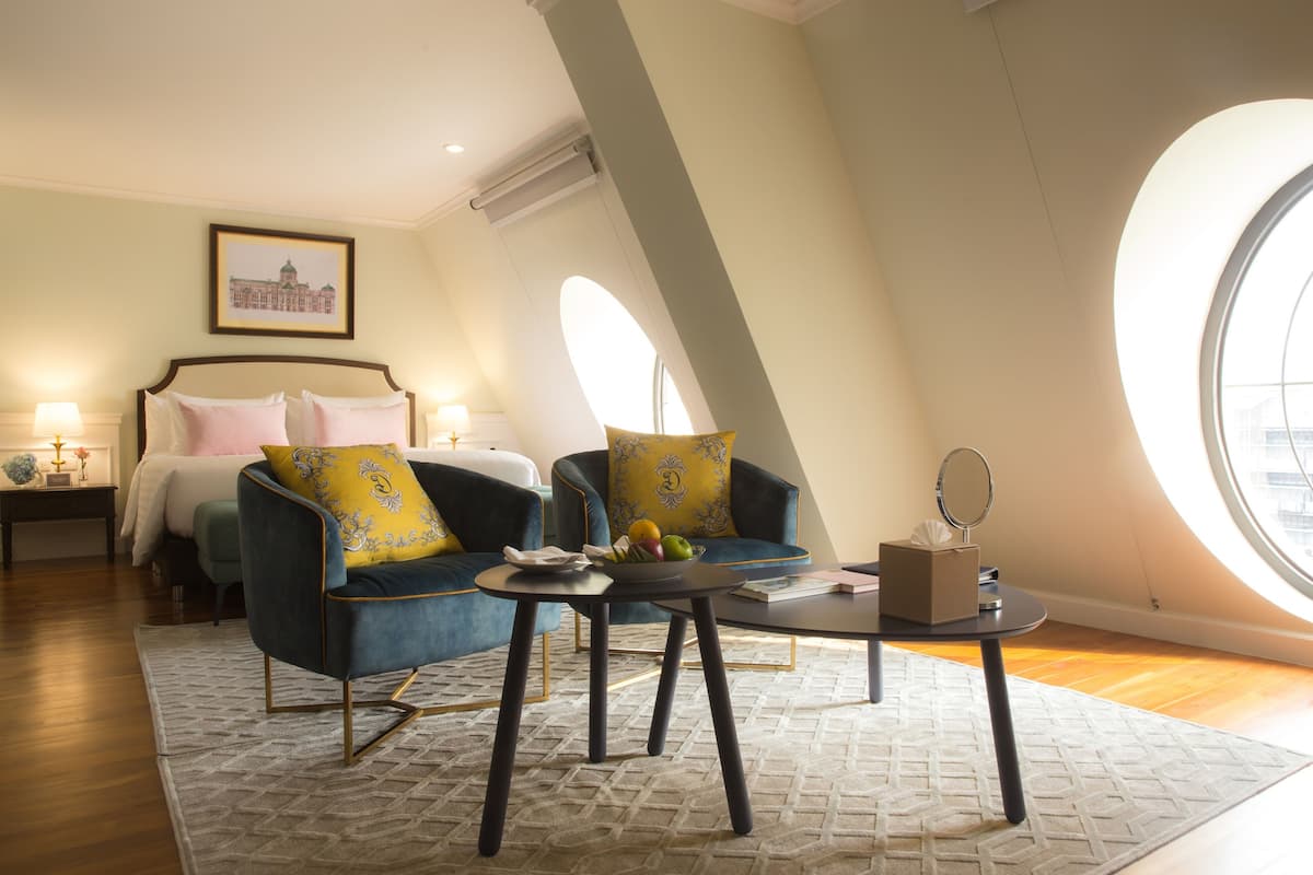 Junior Suite | Hypoallergeen beddengoed, een minibar, een kluis op de kamer