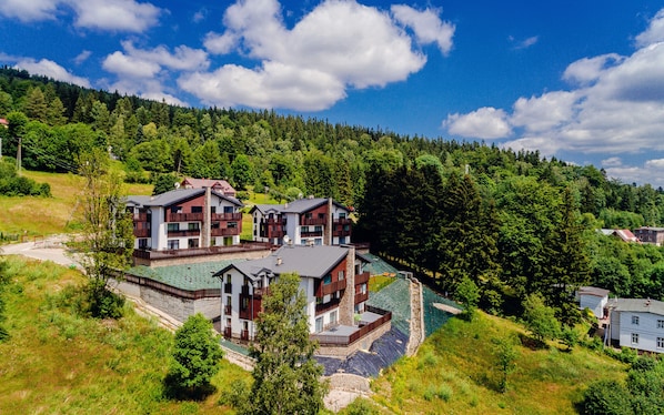 Fassade der Unterkunft