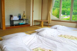 Edredones de plumas, escritorio, wifi gratis y ropa de cama