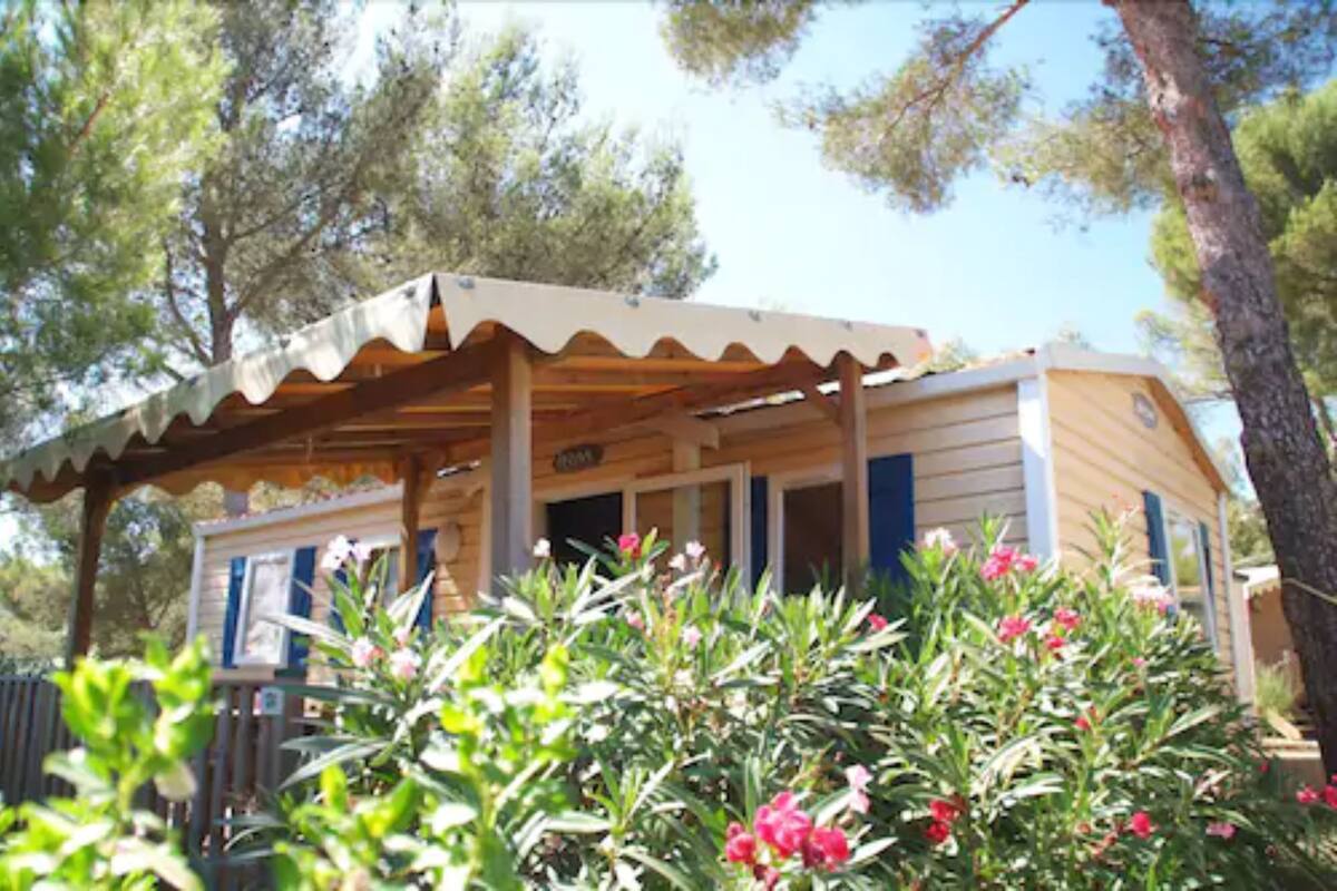 Trailer, 3 quartos (Cap Camarat) | Terraço/pátio