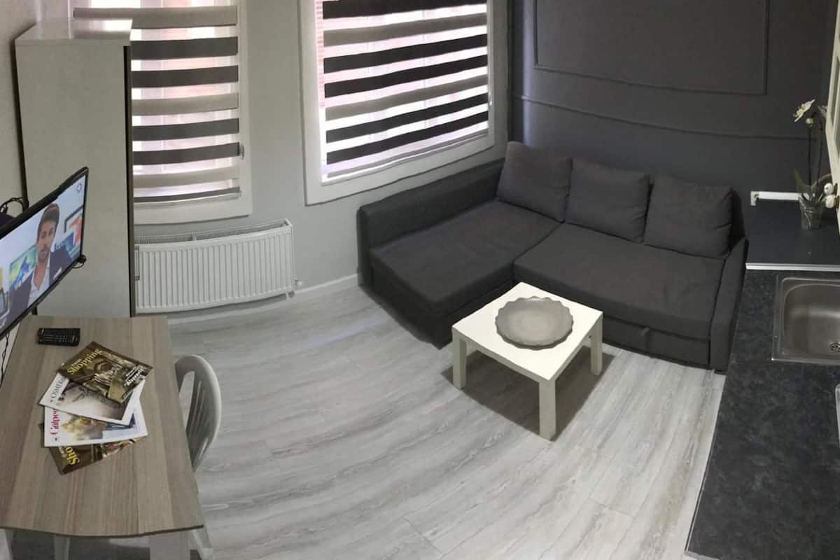 Standaard appartement | Geluiddichte muren, een strijkplank/strijkijzer, gratis wifi, beddengoed