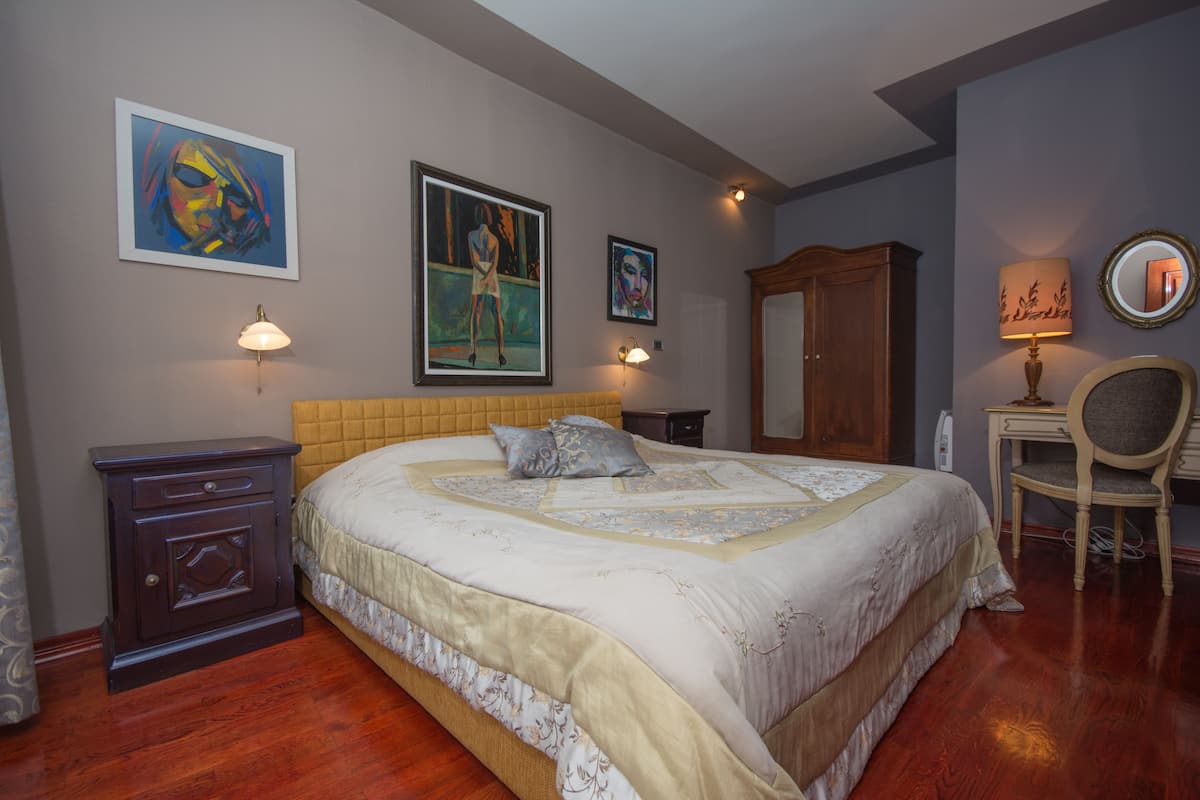 Apartamento estándar, 1 cama doble | Minibar, escritorio, cunas gratuitas y wifi gratis