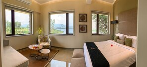 1 habitación y ropa de cama de alta calidad