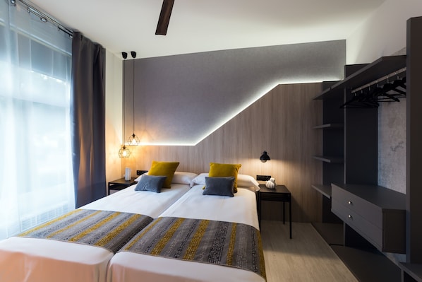 1 chambre, literie de qualité supérieure, couette en duvet d'oie