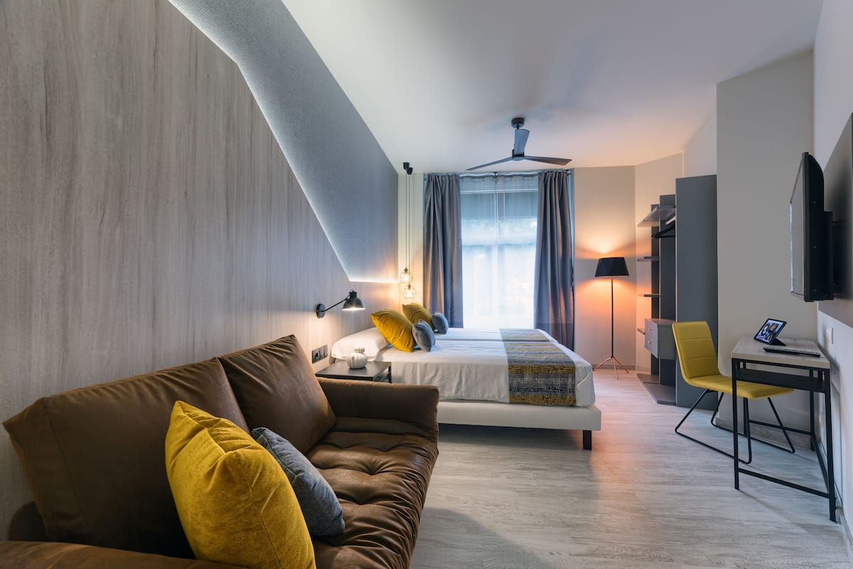 1 slaapkamer, luxe beddengoed, donzen dekbedden, Select Comfort-bedden