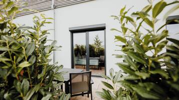 Classic-dobbeltværelse - terrasse | Terrasse/gårdhave