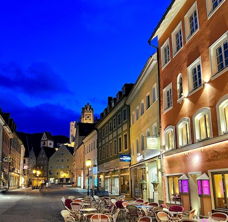 Front of property – evening/night