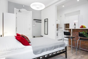 Basic Apartment, 1 Queen Bed, City View