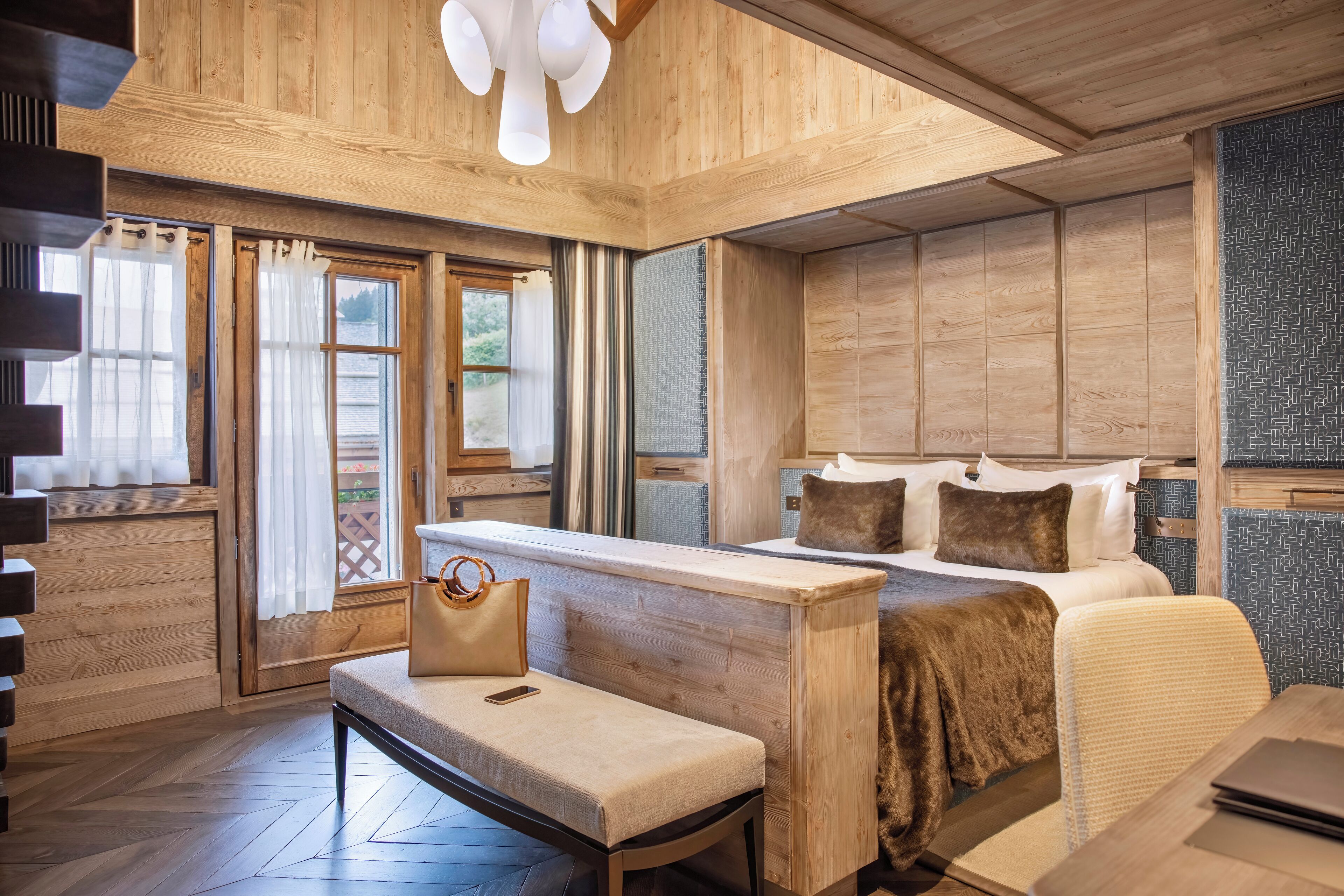 Premium bedding, pillow-top beds, free minibar, in-room safe