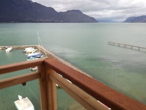 Blick von der Unterkunft