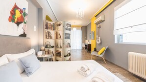 Familienapartment, 2 Schlafzimmer | 2 Schlafzimmer, Bettwäsche aus ägyptischer Baumwolle