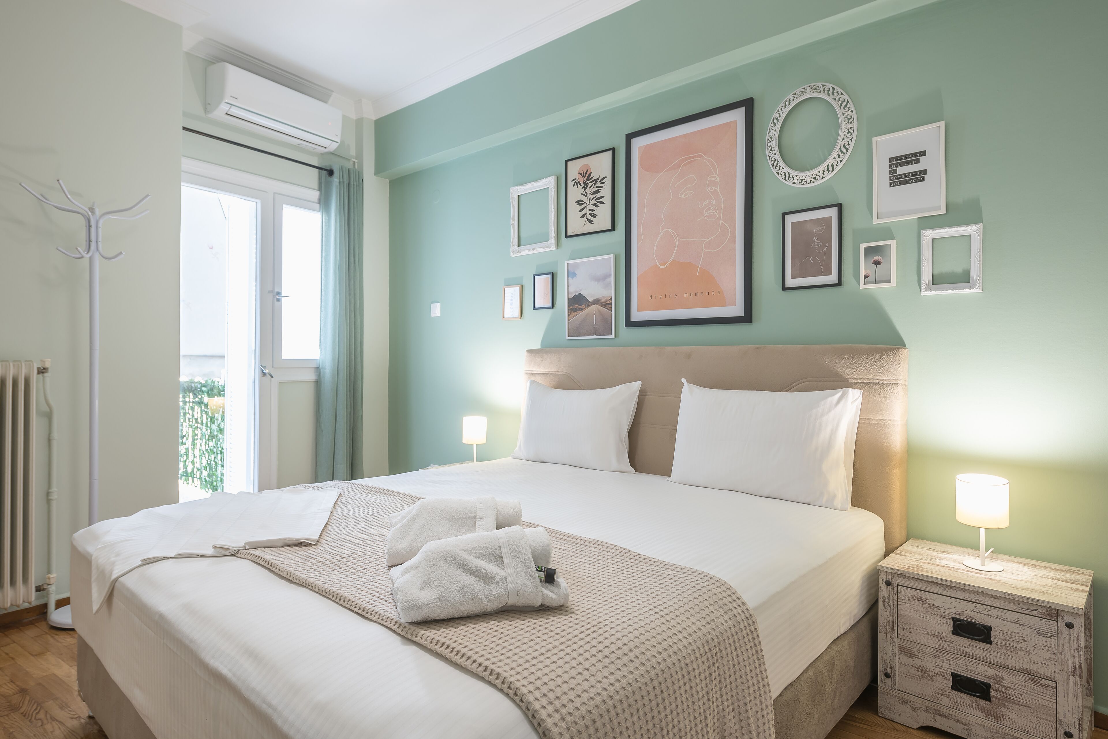 Businesshuoneisto, 1 makuuhuone | 1 makuuhuone, egyptinpuuvillaiset lakanat, ylelliset vuodevaatteet