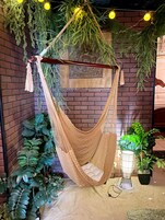 Cancun | Living area | Fireplace