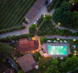 Aerial view - Agriturismo Tontenano (Bucine)