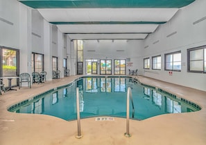 Indoor pool, outdoor pool
