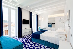 Junior Suite | Premium bedding, memory foam beds, in-room safe, desk - Maison Blu - Intimate GuestHouse (Sorrento)