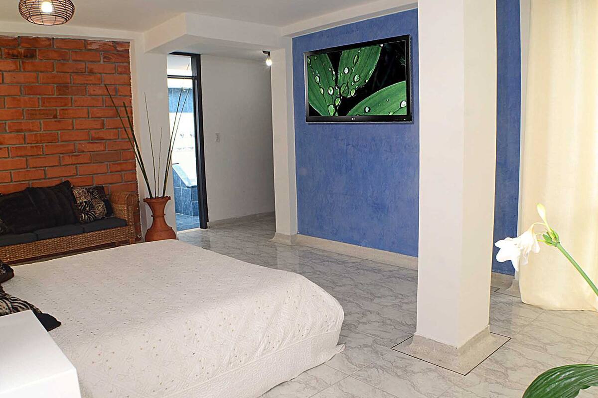 Junior Double Room, 1 King Bed, Garden View | Blackout drapes, rollaway beds (surcharge), WiFi (free), bed sheets