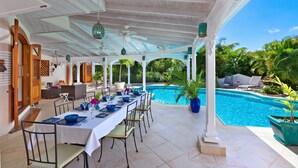 Deluxe Villa, 3 Bedrooms, Non Smoking | In-room dining - Rock Ridge (Gibbes)