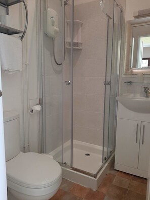Room 9, Double, 2nd Floor | Bathroom shower - The Beaches Family B&B (Weston-super-Mare)