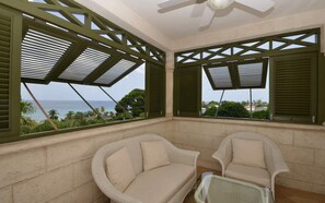 Deluxe-Apartment, 3 Schlafzimmer, Nichtraucher | Blick vom Balkon